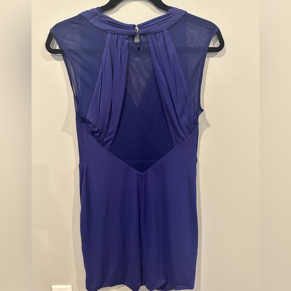 BCBG DRESS VIBRANT DARK BLUE SIZE M - Picture 4 of 4